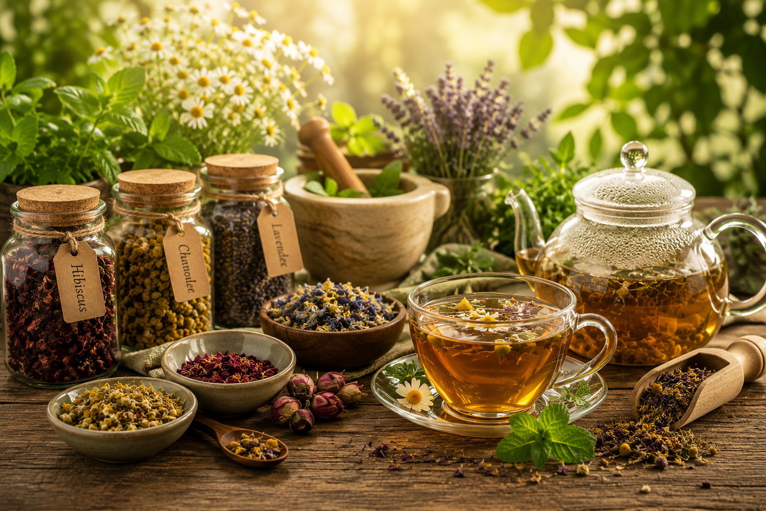 Premium dried botanical ingredients from BOHO Greens & Spices