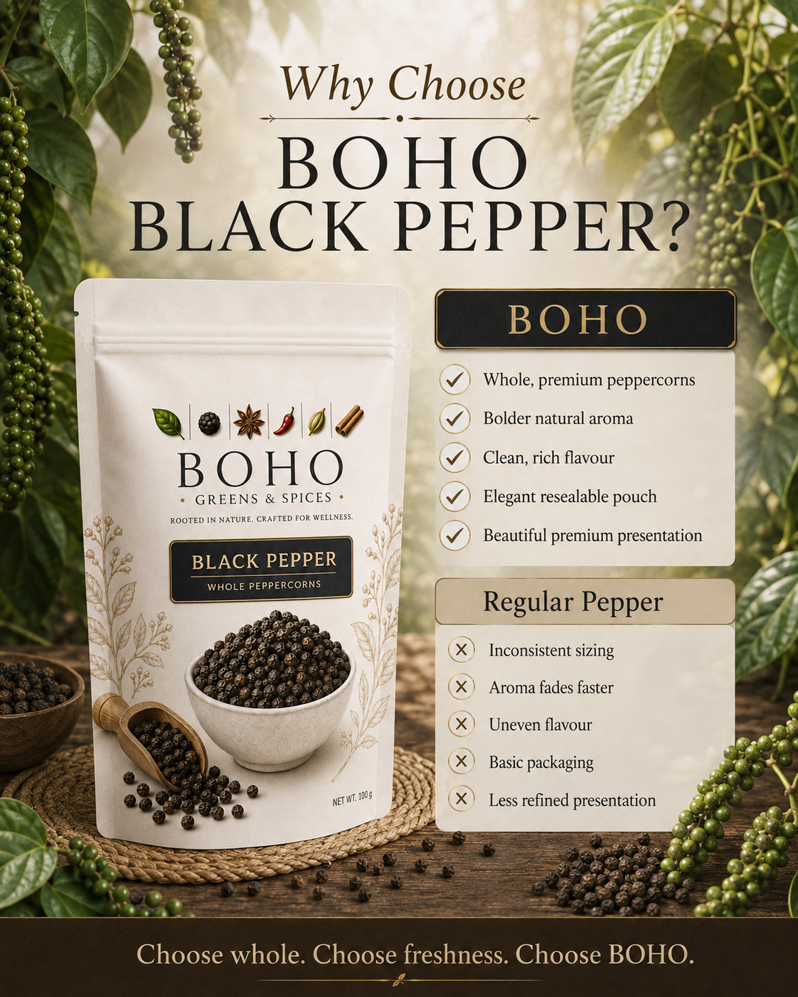 Black Pepper – Whole